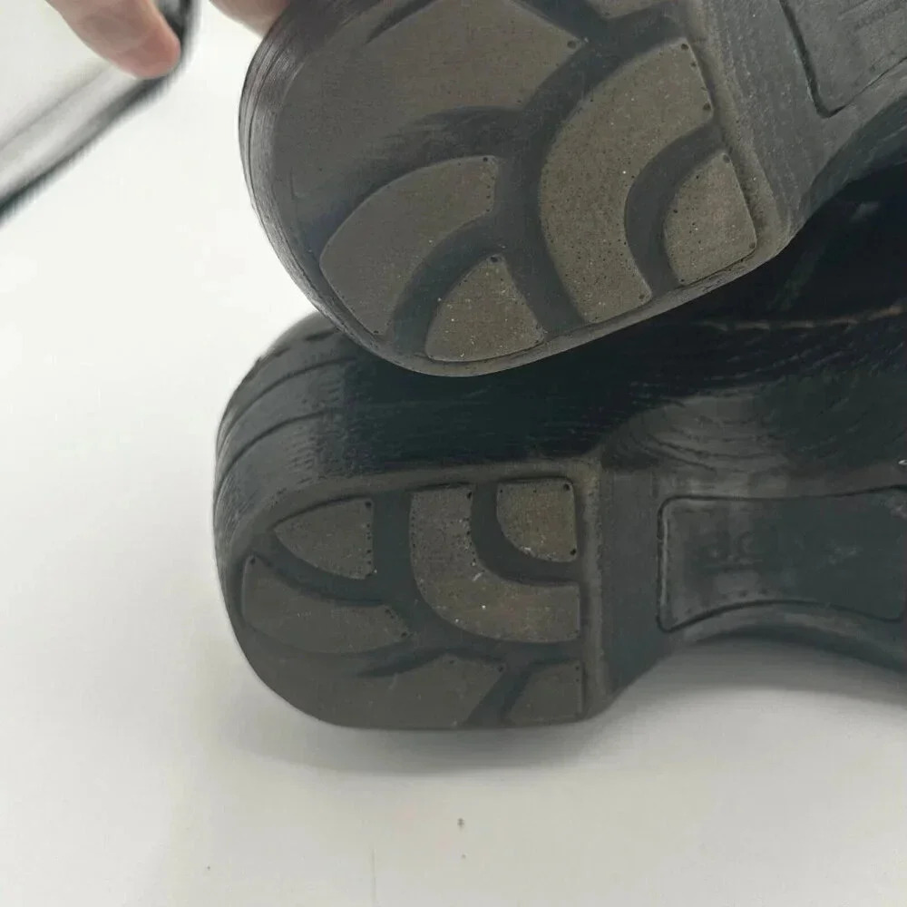 BORN B.O.C. BLACK LEATHER CLOGS, WOMEN'S SIZE 9 - Picture 12 of 13